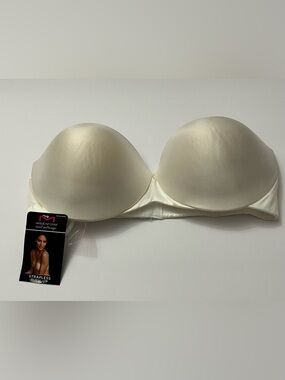 Maidenform Strapless Bra 36D Bone White NWT